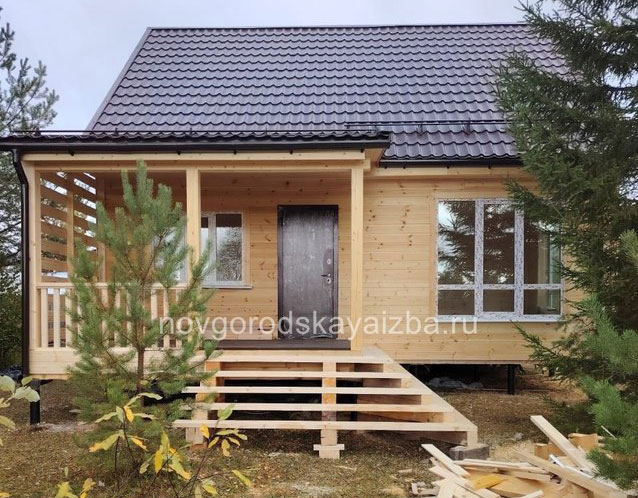 Каркасные дома под ключ 7х8